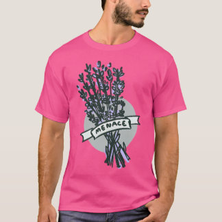 T-shirt Menace Lavande