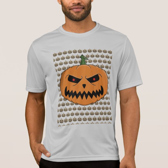 T-shirt Menacer Jack O'Lantern Halloween (Devant)
