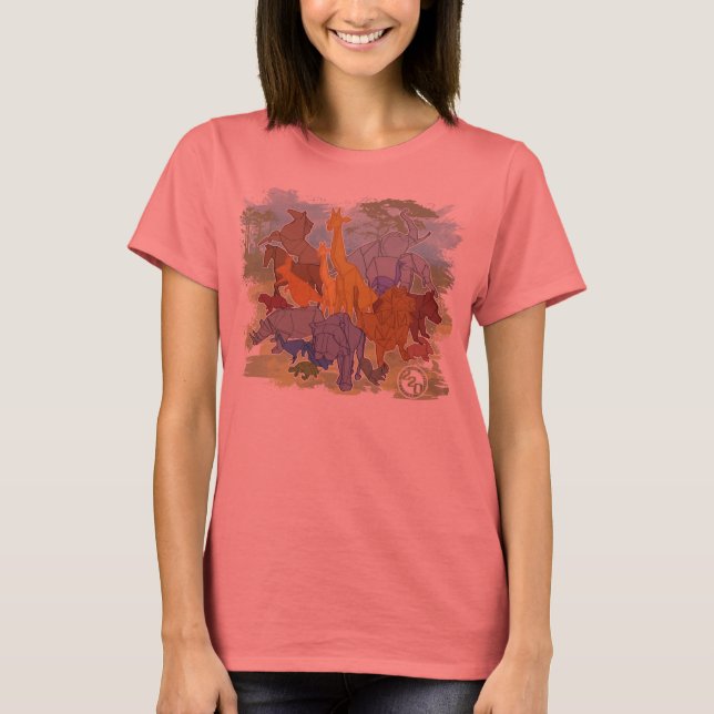 T-shirt Ménagerie Origami (Devant)