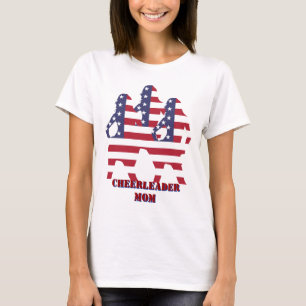T-shirt Meneuse de claques américaine patriotique