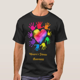 T-shirt Meniere's Disease Awareness Mains Meniere's Diseas