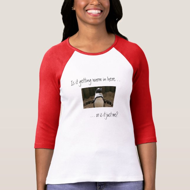 T-shirt ménopausique de pingouin (Devant)