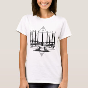 T-shirt Menorah et étoile
