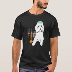 T-shirt Menorah pour chien caniche juif Pantalon de pyjama