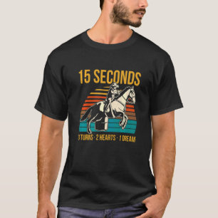 T-shirt Mens 15 Secondes 3 Turns 2 Coeurs 1 Baril Rêve Ra