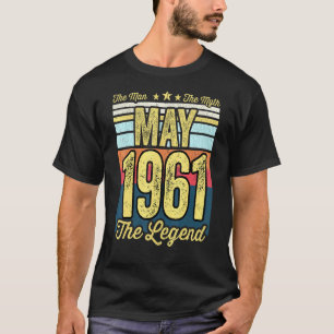 T-shirt Mens 60th Birthday The Man The Myth The Legend
