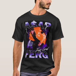 T-shirt Mens A$AP Ferg Official Trap Lord Photo Tee