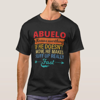 T-shirt Mens Abuelo connaît tout le grand-père de la journ
