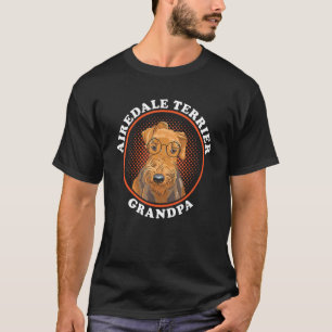 T-shirt Mens Airedale Terrier Grand-père Propriétaire de c