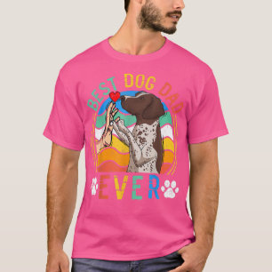 T-shirt Mens Allemand Pointeur Raccourci Meilleur Chien Pa