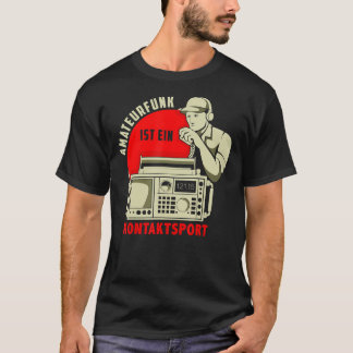 T-shirt Mens Amateur Radio Contact Sport CB Radio Cadeau A