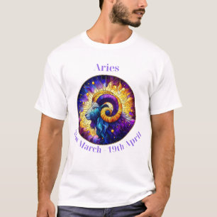T-shirt Mens Aries Tshirt, cadeau d'anniversaire pour lui,