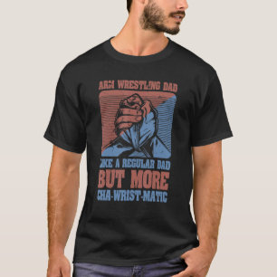 T-shirt Mens Arm lutte papa père père Arm lutte
