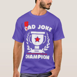 T-shirt Mens Bad Joke Papa Joke Champion Funny Father's Da