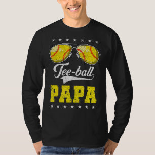 T-shirt Mens Ball Papa Fier Ball Grandpa De Softball Pla