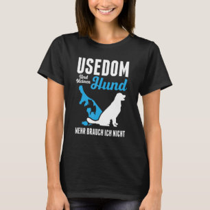 T-shirt Mens Baltique Île Mer Usedom Côte Vacances Plage
