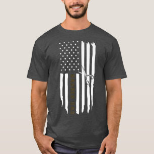 T-shirt Mens Barber Dad Hair Stylist Father's Day American