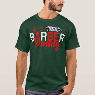 T-shirt Mens Barber Daddy Hair Stylo Fête des pères Hairdr