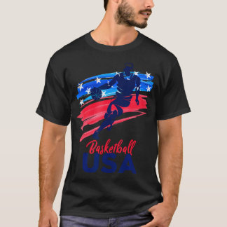 T-shirt Mens Basketball Usa Support Team Shirt Basketb