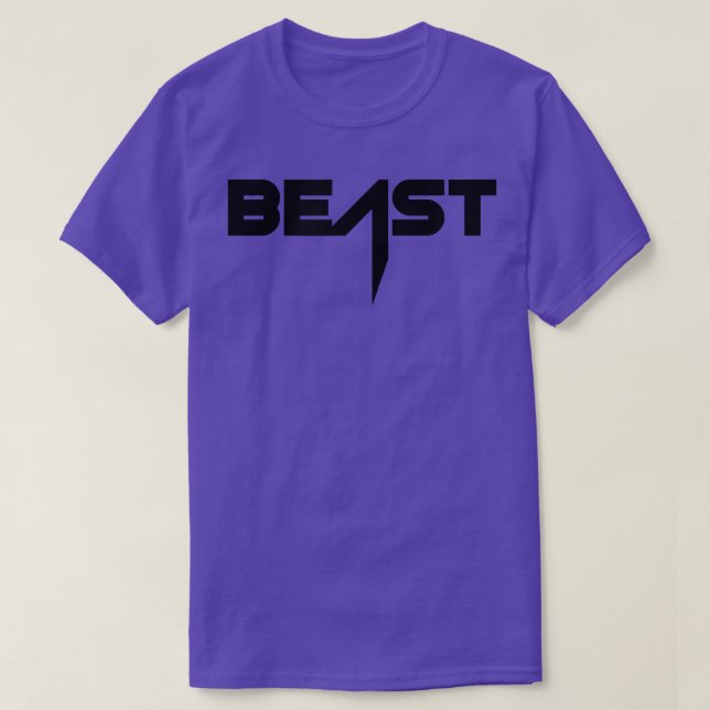 T-shirt Mens BEAST Salle de gym Fitness entraînement Bodyb (Design devant)