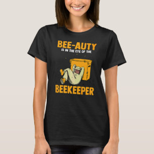 T-shirt Mens Bee Auty Est Dans L'Oeil De L'Abeignon Miel
