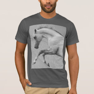 T-shirt Mens Bella+Canvas Cheval Courvet à manches courtes