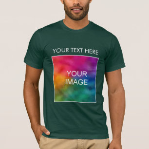 T-shirt Mens Bella Canvas Tee - shirt Ajouter Image Logo T