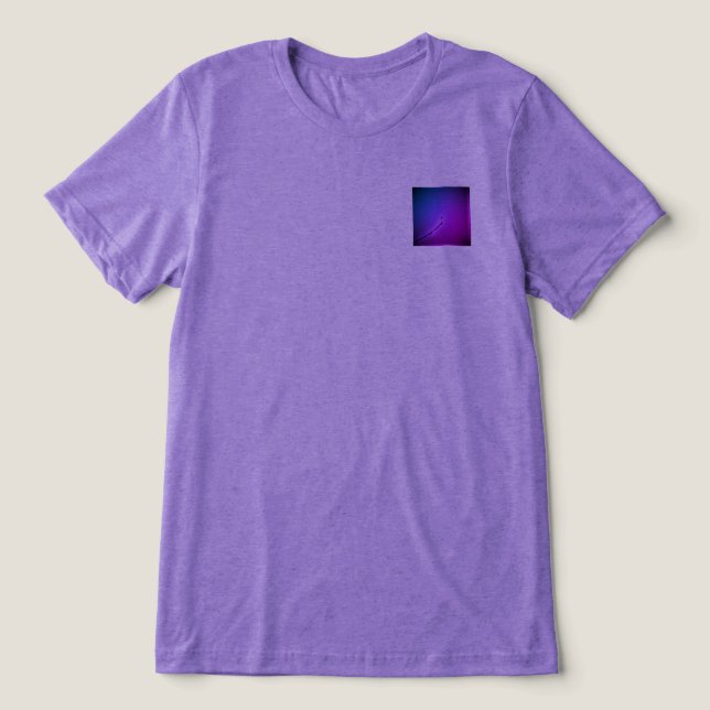 T - Shirt MENS BELLA TRI LIGHTENING DESIGN (Design Vorderseite)