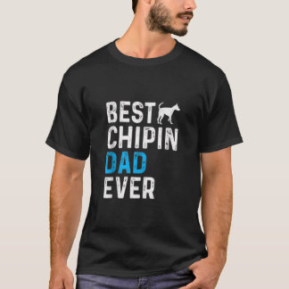 T-shirt Mens Best Chipin Papa Jamais drôle Chien papa Prop