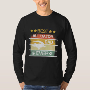 T-shirt Mens Best Crocodile Alligator Papa Ever