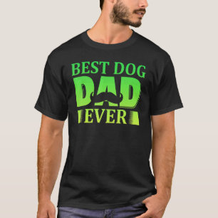 T-shirt Mens Best Dog Papa Ever Père Day Citation Dit 6