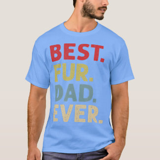 T-shirt Mens Best Fur Papa Ever Design pour Homme Chat Dad