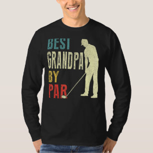 T-shirt Mens Best Grandpa By Par Golf Fête des pères Dadd