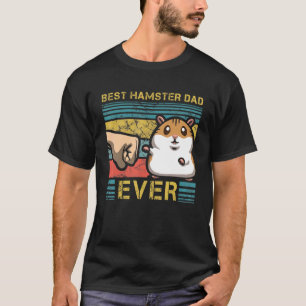 T-shirt Mens Best Hamster Papa Jamais Cavy Hammy Daddy Pap