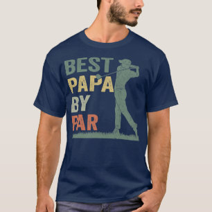 T-shirt Mens Best Papa By Par Golf Lover Papa's Papa's