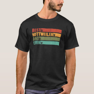 T-shirt Mens Best Rottweiler Dad Ever Dog Owner Rottie Dad