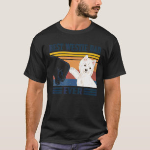 T-shirt Mens Best Westie West Highland White Terrier Papa