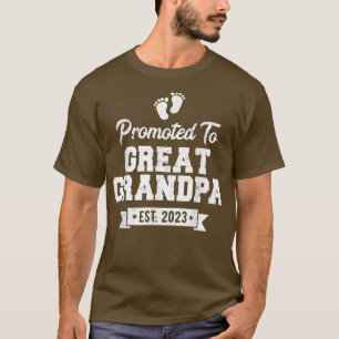 T-shirt Mens Bientôt être grand-père promu à Grea