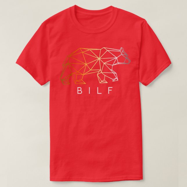 T-shirt Mens BILF Gay Bear  (Design devant)