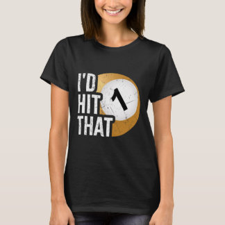 T-shirt Mens Billiards Drôle Id Toucher Ce Joueur De Billa