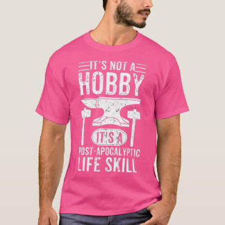 T-shirt Mens Blacksmith Farrier Anvil Forge Funny Forger L