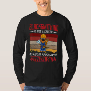 T-shirt Mens Blacksmith N'Est Pas Une Carrière Aminant Sur