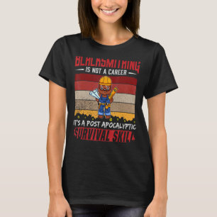 T-shirt Mens Blacksmith N'Est Pas Une Carrière Aminant Sur