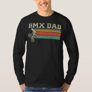 T-shirt Mens Bmx Vélo Vintage Vélo Stunt Bmx Papa Faune