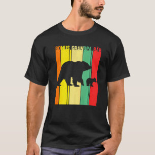 T-shirt Mens Bonus Grandpa Bär Bonus Grand