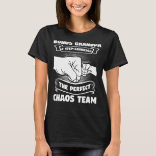 T-shirt Mens Bonus Grandpa et Step Grandson Step Grandpa