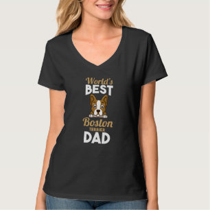 T-shirt Mens Boston Terrier Papa