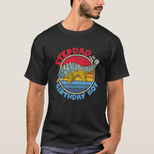 T-shirt Mens Boy Birthday I Stepdad I Ankylosaurus I Famil