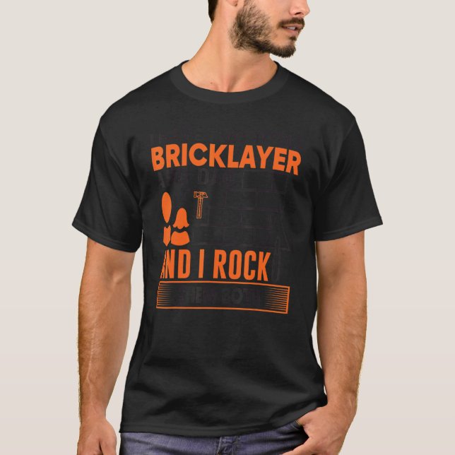 T-shirt Mens Bricklayer Mens Bricklayer  Bricklayer Dad 3 (Devant)