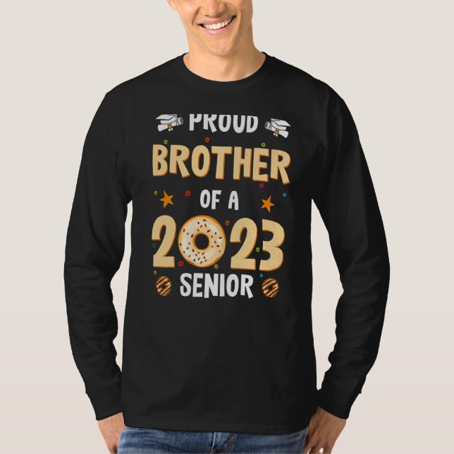 T-shirt Mens Brother Graduation Class Of 2023 Senior Gradu (Devant)